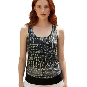 Flounce Silk Blouse